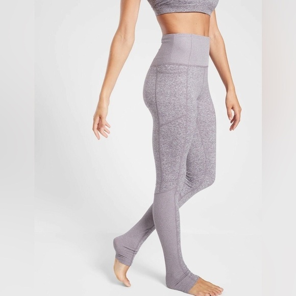 Athleta Pants - Athleta Exhale Stash Pocket Heel Tight in Softluxe Purple Burnout